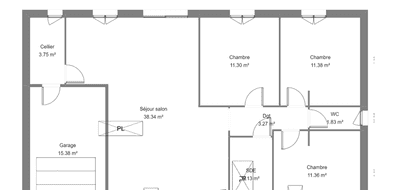 Programme terrain + maison à Audenge en Gironde (33) de 90 m² à vendre au prix de 379270€ - 4