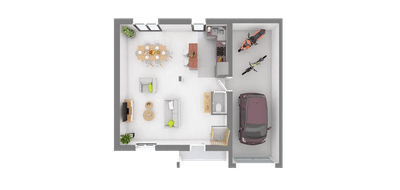 Programme terrain + maison à Rurange-lès-Thionville en Moselle (57) de 100 m² à vendre au prix de 407878€ - 4