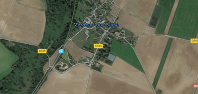 Terrain seul à Verneuil-sur-Serre en Aisne (02) de 634 m² à vendre au prix de 16000€ - 1