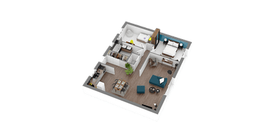 Programme terrain + maison à Romillé en Ille-et-Vilaine (35) de 75 m² à vendre au prix de 235786€ - 4