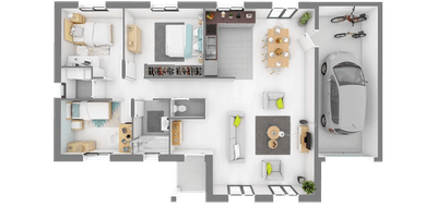 Programme terrain + maison à Sommedieue en Meuse (55) de 87 m² à vendre au prix de 173343€ - 4