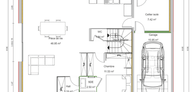 Programme terrain + maison à Chaneins en Ain (01) de 105 m² à vendre au prix de 279000€ - 1