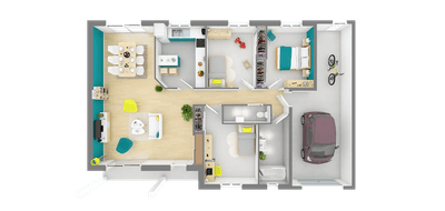 Programme terrain + maison à Saint-Christophe-du-Ligneron en Vendée (85) de 109 m² à vendre au prix de 295417€ - 4