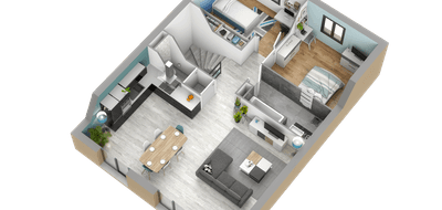 Programme terrain + maison à Ville-sur-Jarnioux en Rhône (69) de 88 m² à vendre au prix de 311000€ - 3