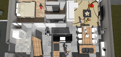 Programme terrain + maison à Robecq en Pas-de-Calais (62) de 98 m² à vendre au prix de 237800€ - 3