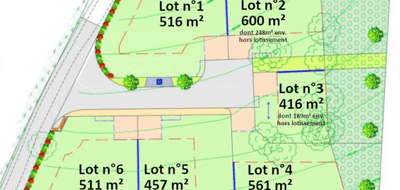 Terrain seul à Frans en Ain (01) de 500 m² à vendre au prix de 154900€ - 2