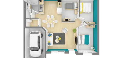 Programme terrain + maison à Luttange en Moselle (57) de 75 m² à vendre au prix de 291569€ - 4