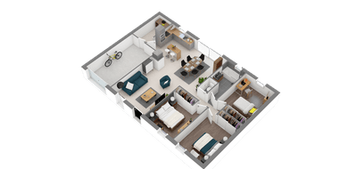 Programme terrain + maison à Joué-sur-Erdre en Loire-Atlantique (44) de 420 m² à vendre au prix de 185591€ - 2