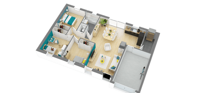 Programme terrain + maison à Outarville en Loiret (45) de 584 m² à vendre au prix de 161963€ - 3