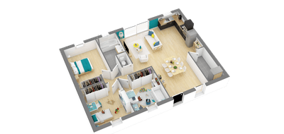 Programme terrain + maison à Coullons en Loiret (45) de 741 m² à vendre au prix de 149022€ - 3