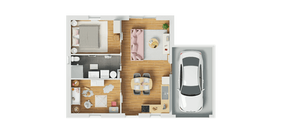 Programme terrain + maison à Sainte-Anne-sur-Brivet en Loire-Atlantique (44) de 1050 m² à vendre au prix de 162443€ - 3