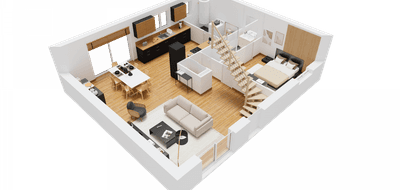 Programme terrain + maison à Janville-en-Beauce en Eure-et-Loir (28) de 526 m² à vendre au prix de 214886€ - 3