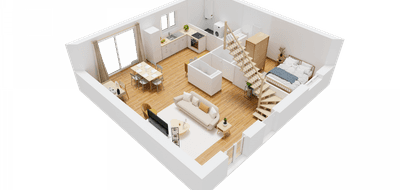 Programme terrain + maison à Orléans en Loiret (45) de 732 m² à vendre au prix de 280949€ - 3