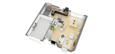 Programme terrain + maison à Janville-en-Beauce en Eure-et-Loir (28) de 526 m² à vendre au prix de 201243€ - 4