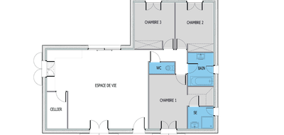 Programme terrain + maison à Miramont-Sensacq en Landes (40) de 908 m² à vendre au prix de 161192€ - 3