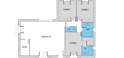 Programme terrain + maison à Lacquy en Landes (40) de 1226 m² à vendre au prix de 154835€ - 3