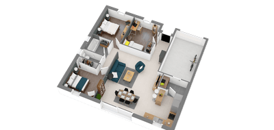 Programme terrain + maison à Montguyon en Charente-Maritime (17) de 1023 m² à vendre au prix de 141925€ - 3