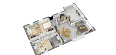 Programme terrain + maison à La Chevrolière en Loire-Atlantique (44) de 700 m² à vendre au prix de 254030€ - 3