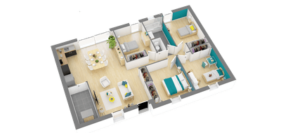 Programme terrain + maison à Amou en Landes (40) de 1900 m² à vendre au prix de 158391€ - 3