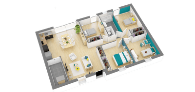 Programme terrain + maison à Peyrehorade en Landes (40) de 613 m² à vendre au prix de 226017€ - 3