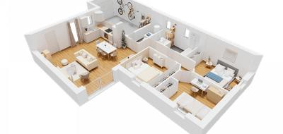 Programme terrain + maison à Drefféac en Loire-Atlantique (44) de 1200 m² à vendre au prix de 219980€ - 3