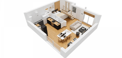 Programme terrain + maison à Solférino en Landes (40) de 1000 m² à vendre au prix de 243773€ - 3