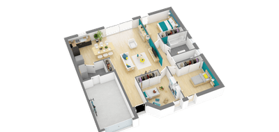 Programme terrain + maison à Créon-d'Armagnac en Landes (40) de 1065 m² à vendre au prix de 153038€ - 3