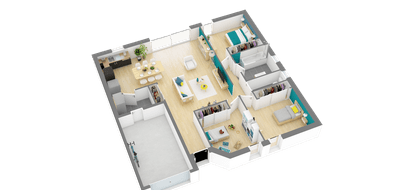 Programme terrain + maison à Montlieu-la-Garde en Charente-Maritime (17) de 800 m² à vendre au prix de 155515€ - 3