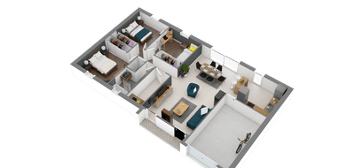 Programme terrain + maison à Juillé en Sarthe (72) de 2084 m² à vendre au prix de 203766€ - 3