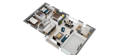 Programme terrain + maison à Beauce la Romaine en Loir-et-Cher (41) de 712 m² à vendre au prix de 179710€ - 3