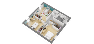 Programme terrain + maison à Nivillac en Morbihan (56) de 419 m² à vendre au prix de 200720€ - 3