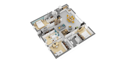 Programme terrain + maison à La Barde en Charente-Maritime (17) de 1950 m² à vendre au prix de 250262€ - 3