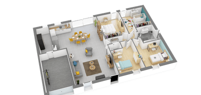 Programme terrain + maison à Legé en Loire-Atlantique (44) de 333 m² à vendre au prix de 205548€ - 3