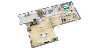 Programme terrain + maison à Pineuilh en Gironde (33) de 1819 m² à vendre au prix de 171108€ - 3