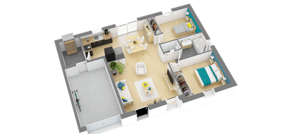 Programme terrain + maison à Saint-Philbert-de-Grand-Lieu en Loire-Atlantique (44) de 512 m² à vendre au prix de 212710€ - 3