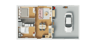Programme terrain + maison à Dax en Landes (40) de 472 m² à vendre au prix de 190250€ - 3
