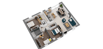Programme terrain + maison à Teillé en Loire-Atlantique (44) de 500 m² à vendre au prix de 171916€ - 3