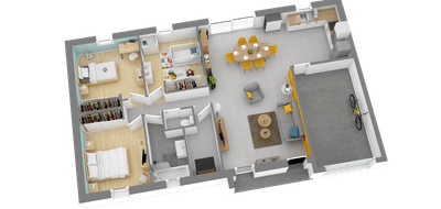 Programme terrain + maison à Port-Saint-Père en Loire-Atlantique (44) de 574 m² à vendre au prix de 258984€ - 3