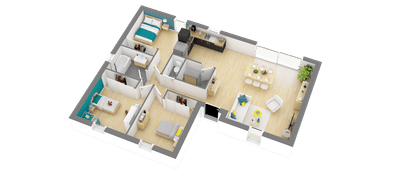 Programme terrain + maison à Blain en Loire-Atlantique (44) de 360 m² à vendre au prix de 196227€ - 3