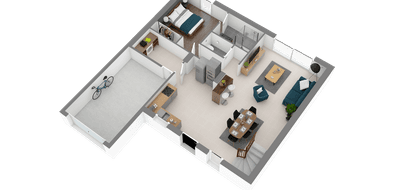Programme terrain + maison à Mées en Landes (40) de 564 m² à vendre au prix de 261865€ - 3