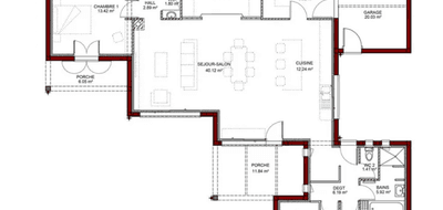 Programme terrain + maison à Cartelègue en Gironde (33) de 135 m² à vendre au prix de 416800€ - 2
