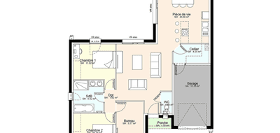 Programme terrain + maison à La Ferrière-en-Parthenay en Deux-Sèvres (79) de 600 m² à vendre au prix de 182542€ - 3