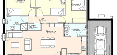 Programme terrain + maison à La Crèche en Deux-Sèvres (79) de 328 m² à vendre au prix de 158544€ - 2