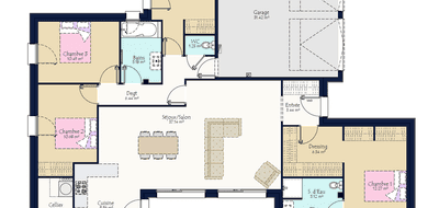 Programme terrain + maison à Bazoges-en-Paillers en Vendée (85) de 1234 m² à vendre au prix de 364500€ - 4