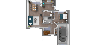 Programme terrain + maison à Mérindol en Vaucluse (84) de 598 m² à vendre au prix de 363500€ - 3