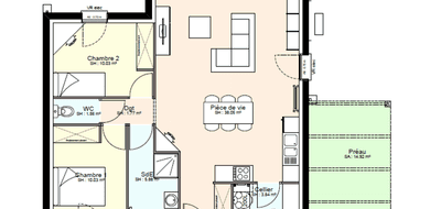 Programme terrain + maison à Rives-d'Autise en Vendée (85) de 702 m² à vendre au prix de 134000€ - 3