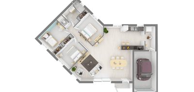 Programme terrain + maison à La Bastide-des-Jourdans en Vaucluse (84) de 500 m² à vendre au prix de 375982€ - 3
