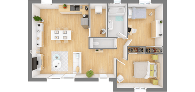 Programme terrain + maison à Oraison en Alpes-de-Haute-Provence (04) de 321 m² à vendre au prix de 248652€ - 3
