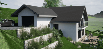 Programme terrain + maison à Publier en Haute-Savoie (74) de 2392 m² à vendre au prix de 975000€ - 1