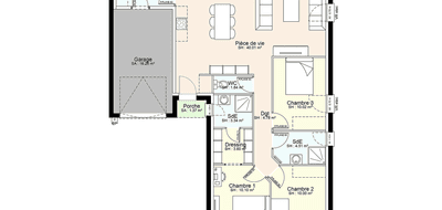 Programme terrain + maison à Saint-Varent en Deux-Sèvres (79) de 1035 m² à vendre au prix de 186467€ - 3